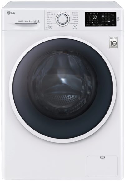 LG F14U2TDN0 8KG 1400 Spin - Washing Machine - White